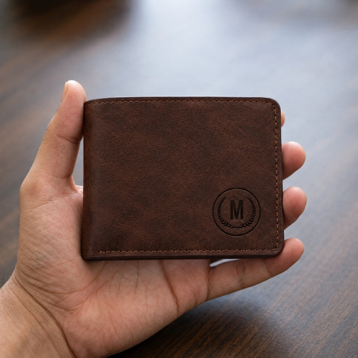 M-Design Soft Leather Bifold Wallet for Men