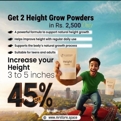 Health Healer Height Grow Supplement – 100% Natural Height Increase