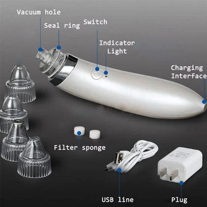 Face Vacuum Blackhead Remover Pore Cleaner